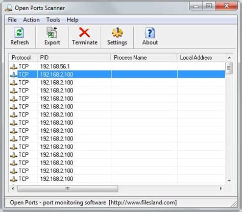 Open Ports Scanner 2.55